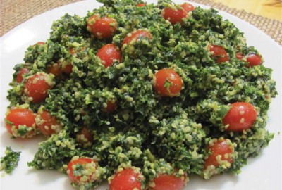 Kale Salad - Raw Vegan and Gluten Free