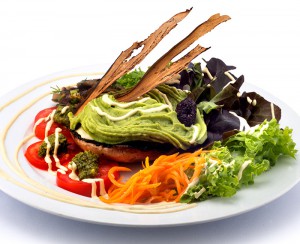 Sun Portobello Burger - Raw Vegan and Gluten Free