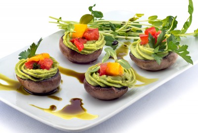 Stuffed Mushrooms - Raw Vegan and Gluten Free