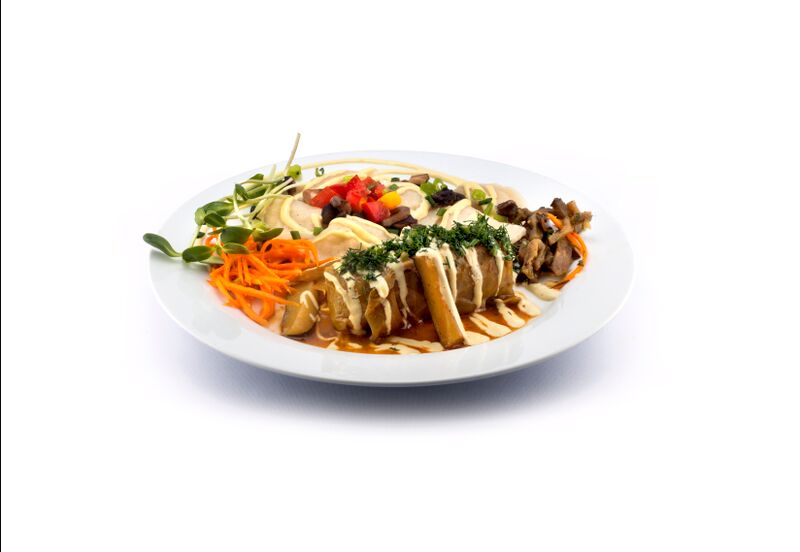 Ukrainian Combo - Vancouver vegan restaurant