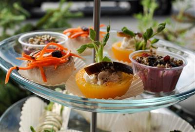 Vegan high tea menu
